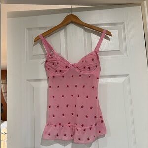 Rampage Pink Floral Camisole